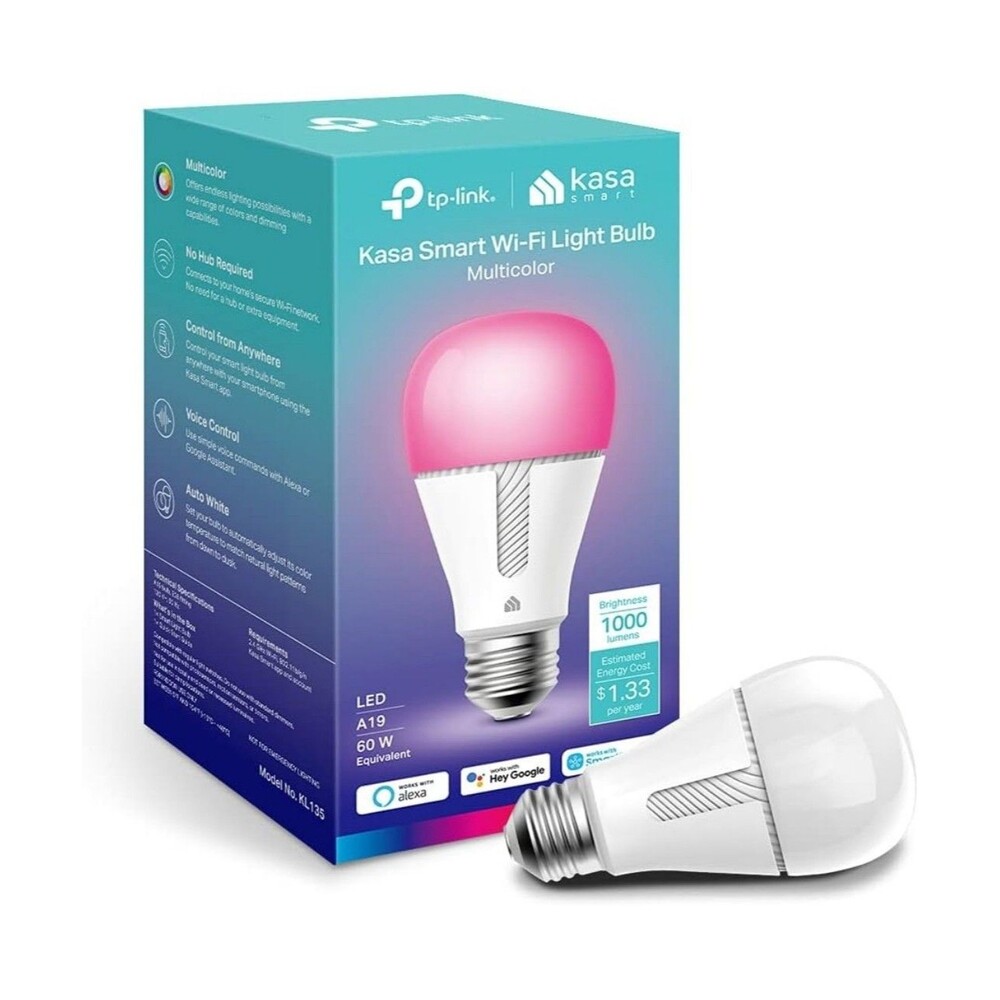 TP-Link KL135 Kasa Smart Wi-Fi Light Bulb (Multicolor) ,color Changing Bulb